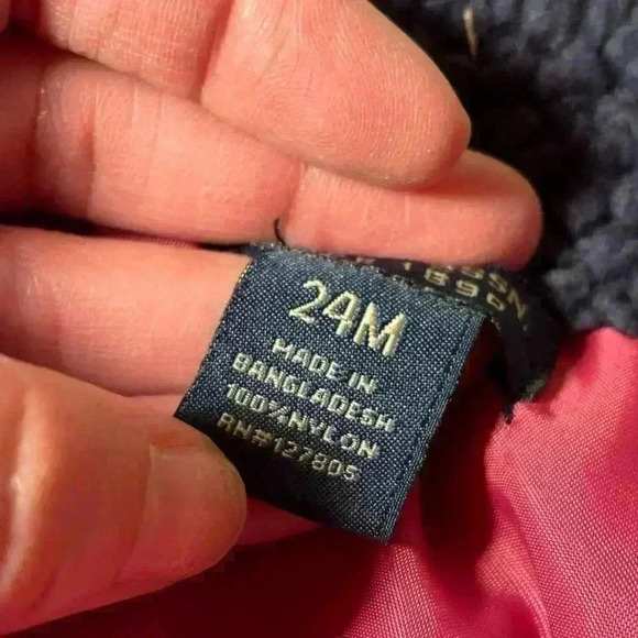 Girls size 24 months US Polo Assoc fleece vest, #F235 - Picture 4 of 6